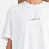 ENA PELLY - Lexi Monogram Tee - White