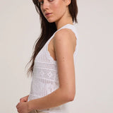 ROLLAS - Maisie Knit Top - White