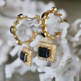 MONSIEUR BLONDE - Midnight Shine Earrings