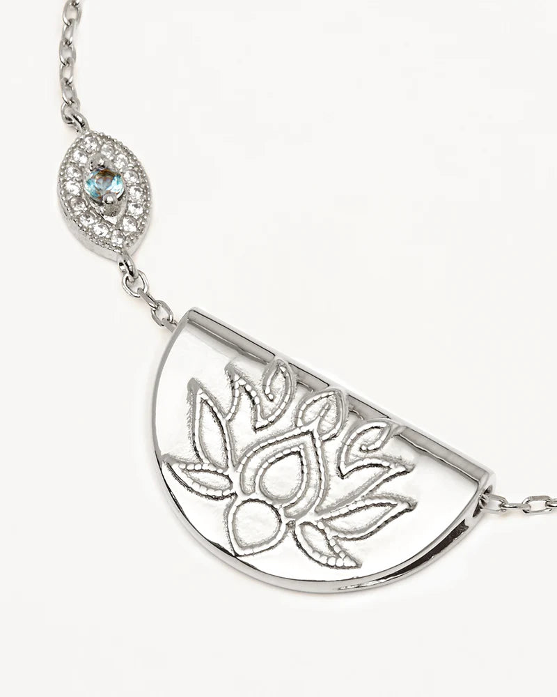 BY CHARLOTTE - Eye Of Peace Necklace - Silver