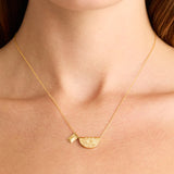 BY CHARLOTTE -  Lotus & Little Buddha Necklace