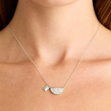 BY CHARLOTTE - Lotus & Little Buddha Necklace - Sterling Silver