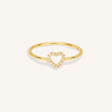 BY CHARLOTTE - 14k Gold Eternal Love Diamond Ring 14K - Solid Gold