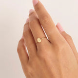 BY CHARLOTTE - Shine Your Light Ring - 14KT Solid Gold