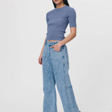 ROWIE - Silvie Organic Straight Jeans - Vintage Denim