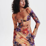 OWNLEY - Golden Hour Mini Dress - Vintage Floral