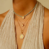 Satya - Inward Journey Pearl Mandala Necklace