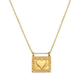 Satya - Heart Centered Gold Necklace