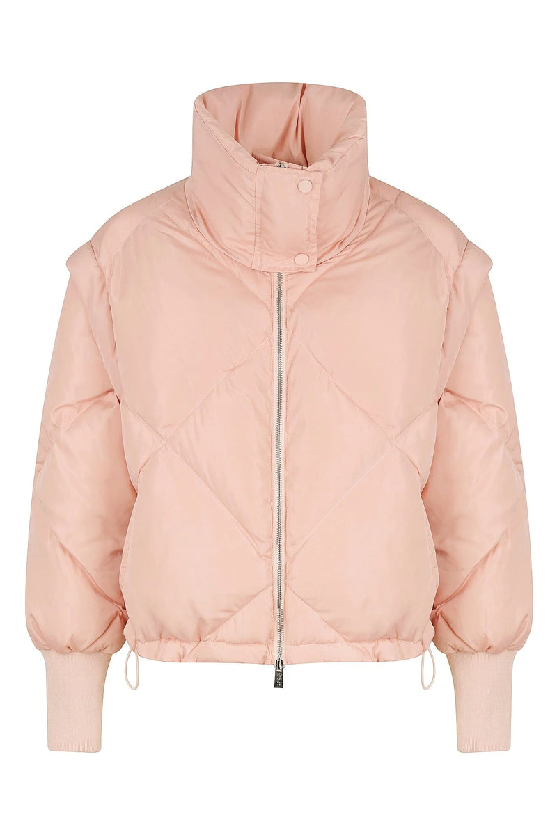 TOAST SOCIETY - Neptune Puffer Jacket/Vest - Chalk Pink